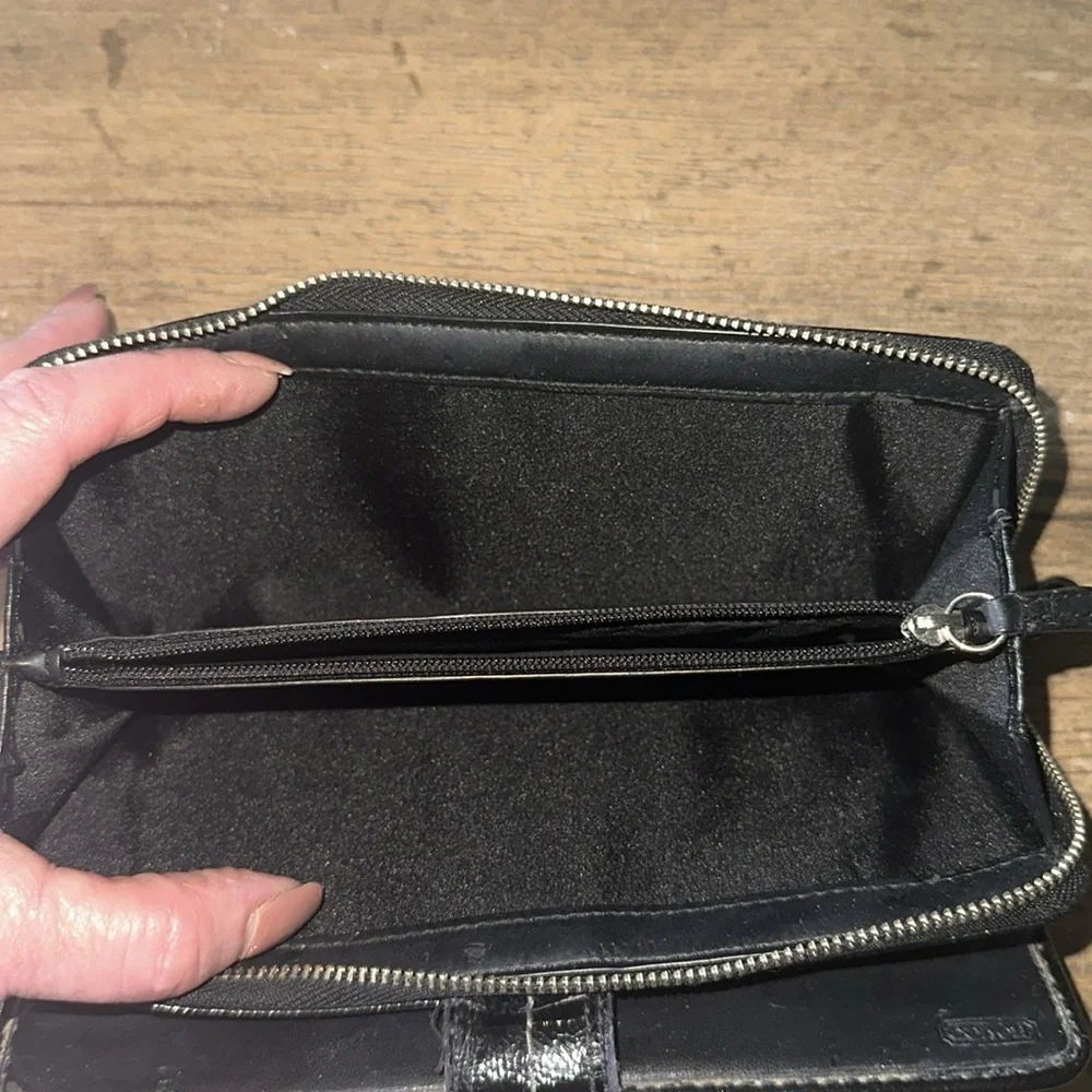 Coach CC Jacquard Trifold Wallet